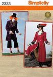 Simplicity BB L-XL Sewing Pattern 2333 Mens Costumes