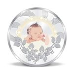 ACPL Precious Moments BIS Hallmarked Silver Coin New-Born Baby Best Wishes 10 gm 999 Pure