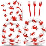 Qyeahkj 100 Pcs Crab Party Decorati