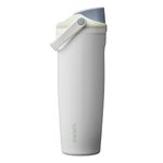 Owala FreeSip Sway Insulated Stainless Steel Water Bottle with Two-Way Spout, Built-In Straw and Bucket Handle, Made for Travel,School, and Sports, 890ml, BPA Free,Leak Proof, Iced Breeze,(Mint/White)