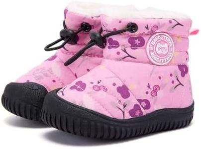 BMCiTYBM Toddler Winter Snow Boots Baby Boys Girls Shoes Pink 9 Toddler