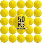 WeeGoo 50 Pack Yellow Foam Golf Bal
