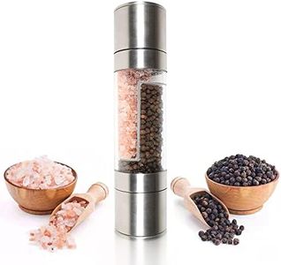 Newaner Set Macina pepe e sale Manuale, 2 in 1, Macinaspezie Acciaio Inossidabile