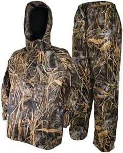 FROGG TOGGS Men's Standard Classic All-Sport Waterproof Breathable Rain Suit, Realtree Max-7, Small