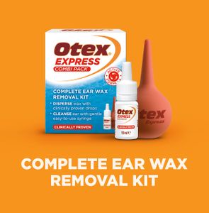 Otex Express Ear Wax Removal Kit – Fast Acting Ear Drops