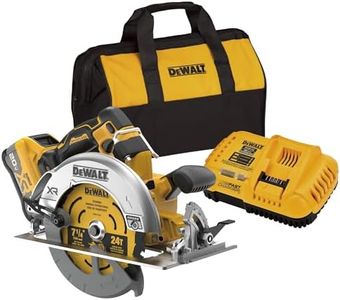 DEWALT 20V MAX XR 7-1/4" Cordless Circular Saw Kit XR POWERPACK with Battery and Charger Included (DCS590WW1)