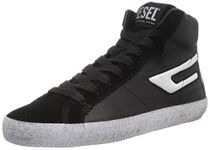 Diesel Men's Leroji Sneaker, Black White Y02742 Pr663 H1532, 10 UK