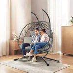 Anranni 2 Person Double Egg Swing C