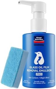 Glodway Car Glass Windshield Cleaner,Oil film Remover, Streak-Free Shine on Windows, Windshields, and Mirrors, Ammonia Free, for Auto and Home,4.58 OZ
