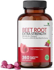 Futurebiotics Beet Root Extra Strength 2000mg Heart, Circulation & Stamina - Non-GMO, 360 Vegetarian Tablets