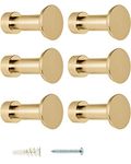 Kitston Coat and Hat Hook, Robe and Towel Hook, Indoor and Outdoor Unity Hooks (Gold)