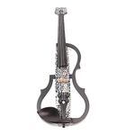 HaloVerde Silent Electric Violin 4/4 Full Size with Built - in Pickup and Headphone Jack for Quiet Practice and Beginners, Adjustable Tone, Carbon Fibre Body