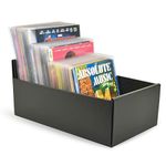 3L DVD / CD / Blu Ray Storage Box For Sleeves - Boxes For DVD Sleeve and CD Pocket Storage - Black - 10290