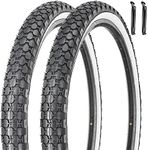 24" 26" Bike Tire 24 x 2.125/26 x 2.125 Inch Folding Replacement Bicycle Tire for Beach Cruiser Bike