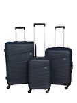 American Tourister KAMILIANT Polypropylene Hard Spinner Luggage Trolley (L.Grey, Small - 55 cm, Medium - 68 cm, Large - 79 cm) - 3 Pieces Set