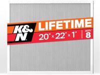 K&N 20X22X1 HVAC Furnace Air Filter, Lasts a Lifetime, Washable, Merv 8, the Last HVAC Filter You Will Ever Buy, Breathe Safely at Home or in the Office, HVC-8-12022