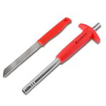 Wonderchef Premium Kitchen Gas Igniter/Lighter and Knife Combo of 2 Pcs., Stainless-Steel, Use at Home & Restaurant, Unbreakable, Easy Grip, Long-Lasting, Rust-Proof, Regular Size, 1 Yr Warranty