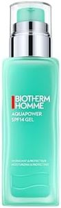 Biotherm Homme, Aquapower Gel SPF14 para Hombre, Gel Hidratante y Protector para Rostro y Cuello, Piel Nutrida y Revitalizada, Enriquecido con Agua Termal de Life Plankton y Oligoelementos, 75 ml
