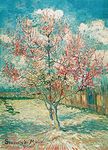 Jigsaw Puzzles for Adults 1000 Piece Pink Peach Tree in Blossom by Vincent Van Gogh 27.56 x 19.69 Inch Jigsaw Puzzles for Adults Educational Game Challenge Toy 1000 Pieces Puzzles for Adults Kids