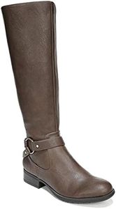 LifeStride Women's, X-Felicity Boot - Wide Calf, Dk Tan, 8.5 Wide