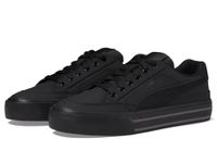 PUMA Men's Court Classic Vulc Sneaker, Puma Black-puma Black-Cool Dark Gray, 11