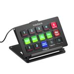 YOLOLIV YoloDeck, Studio Controller Keyboard, 15 Customizable LCD Keys, Trigger Actions on YoloBox Ultra/YoloBox Pro