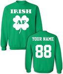 Tee Miracle Custom Jerseys St Patrick's Day Sweaters - Saint Pattys Sweatshirts Irish Outfits