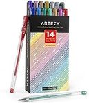 ARTEZA Metallic Gel Pens, Set of 14