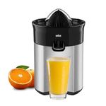 Braun Electric Citrus Juicer, CitrusQuick 5, Original German Brand, Patented Presscone: Get 10% more Juice, Unique Anti-Drip System, Smart Pulp Control, Auto Start Stop, XL Capacity, 60 Watt