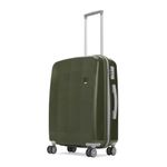 VIP Rigel Check-in 79 Cm (Large) 8 Wheels Trolley Bags for Travel, Hard Case Lightweight Bag with TSA Lock and Wet Pouch Suitcase for Travel (Green)