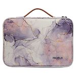 Probus Purple Marble Printed Canvas Tablet Sleeve Case Cover for Upto 11.5 inch for iPad 10.2/iPad 10.9/Pro 11/iPad 9.7/Lenovo Tab/Tab S9/Oppo Pad Air/Realme Pad X/Xiaomi pad 5/Redmi Pad Tablets