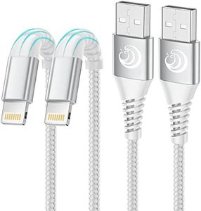 Yosou iPhone Charger Cable 3M 2Pack, Extra Long iPhone Charging Cable Apple MFi Certified USB Lightning Cable Braided iPhone Cable Fast Charging for iPhone 14 13 12 11 Pro Max XR XS 10 8 7 Plus 6,iPad