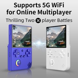 RG40XXV Retro Handheld Game Console, Blue – Portable Gaming Device