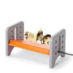 K&H Pet Products Thermo Chicken Brooder, Brooder Heater for Chicks, Chick Brooder Plate, Safe Alternative to Heat Lamp for Chickens - Gray/Orange Small 8 X 13.5 X 8 Inches, Durable,Unique