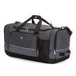 SWISSGEAR 28" Duffel Bag | Gym Bag | Travel Duffle Bags | Men's and Women's - Charcoal