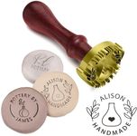 Personalized Pottery Stamp for Clay, Custom Pottery Stamps for Clay, Personalized Clay Stamp,40 Styles,4 Sizes, HandCrafter Potters Lovers Gift(3Inch)