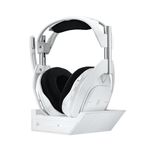 Logitech G Astro A50 X LIGHTSPEED Wireless Gaming Headset + Base Station, PRO-G GRAPHENE, PLAYSYNC across Xbox Series X|S + PS5 + PC/mac, Bluetooth, HDMI 2.1 Passthru - White