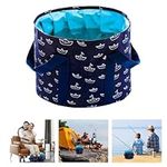 ADERTOS Collapsible Bucket for Soaking Feet, Portable Travel Foot Bath Tub Foldable Foot Bath Spa Bowl Folding Foot Bath Massage Barrel Foot Spa Home Pedicure Basin for Camping Washing Fishing (22 L)