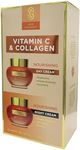 VITAMIN C & COLLAGEN DAY/NIGHT CREAM 1.69 FL. OZ. brighten, wrinkle reducing, smoothing, deeply hydrating, anti-aging, firming