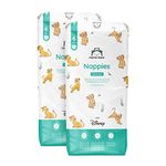 Amazon Brand - Mama Bear Disney Ultra Dry Nappies, Size 6 (15+ kg), 140 Count (2 Packs of 70), White, Monthly Pack