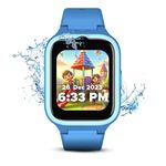 WACHME Kids Smart Safety WatchPhone WM4GA1 Diamond, 4G 2-Way Voice&Video Call, Custom UI, Upgradeable, Parent's Android App(not iOS), IP68, Accurate Location Tracking GPS/WiFi/LBS, Edtech, AI(Blue)