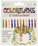 Colorflame Birthday Candles With Co