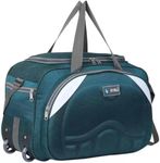 SKY BULLS (Expandable) Lightweight 40 litres 22 Inch Travel Duffel Bag/Cabin Luggage Duffel With Wheels (Strolley) sgrrencf0212