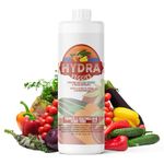 HydraVeggies Tomato & Vegetable Garden Fertilizer - with Sea Kelp to Stimulate Root & Fruit Growth - All Purpose Liquid Plant Food Nutrient For Indoor and Outdoor Gardens & Hydroponics NPK 2-6-4 16 oz