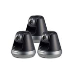 Samsung SNH-V6410PN SmartCam Pan/Tilt Full HD 1080p Wi-Fi IP Camera Bundle Triple Pack