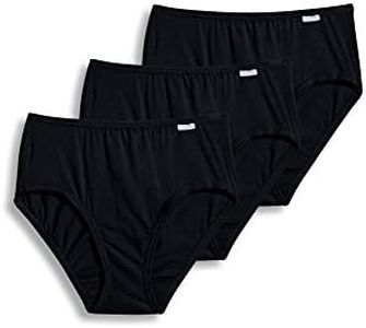 Jockey Women's Underwear Elance Hipster - 3 Pack, Black, 5