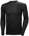 Helly Hansen Men's Hh Comfort Light Set Baselayer Shirt Plus Tights pack Of 2 , Carryover, L UK,Black