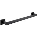 LANC 20 Inche Black Towel Bars for Bathroom Wall Mounted, Matte Black Bath Towel Racks Stainless Steel Total-18” Towel Rails for Bathroom Kitchen Cabinet Towel Holder Hanger Rods, A8804MB-5P1