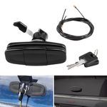 Black Twist Handle Kit 113436 Topper Tonneau T-Handle, for Leer 100XQ 100XL 100XR TSC700 Truck Cap, 2 Keys Included