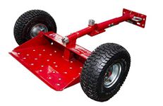 Jungle Jim's Jungle Wheels Lawn Mower Sulky for Lawn and Landscape Professionals (Red Jungle Wheels)